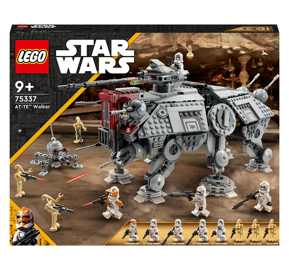 LEGO Star Wars AT-TE Walker 75337 Building Kit (1082 Pieces) 9Y+