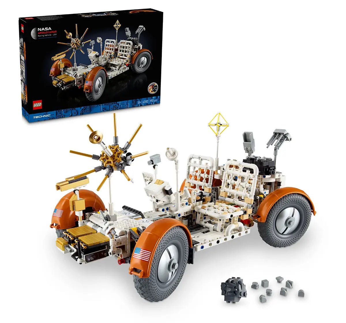 LEGO Technic NASA Apollo Lunar Roving Vehicle – LRV 42182 (1913 Pieces) 18Y+