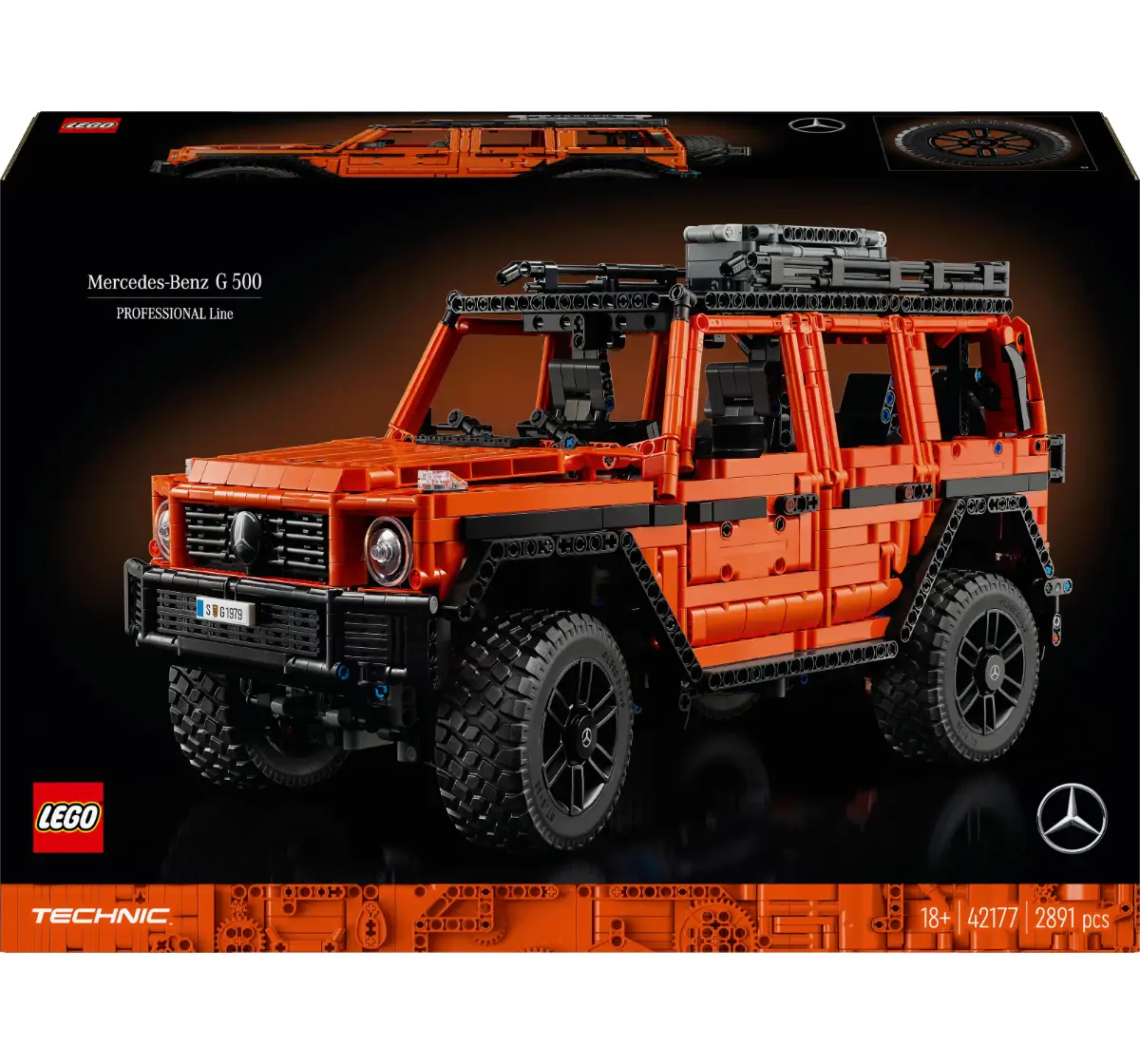 LEGO Technic Mercedes-Benz G 500 Professional Line 42177 (2891 Pieces), 18Y+