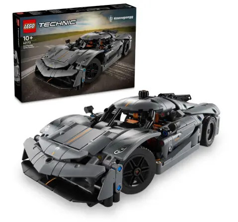 LEGO Technic Koenigsegg Jesko Absolut Gray Hypercar 42173 (801 Pieces), 10Y+