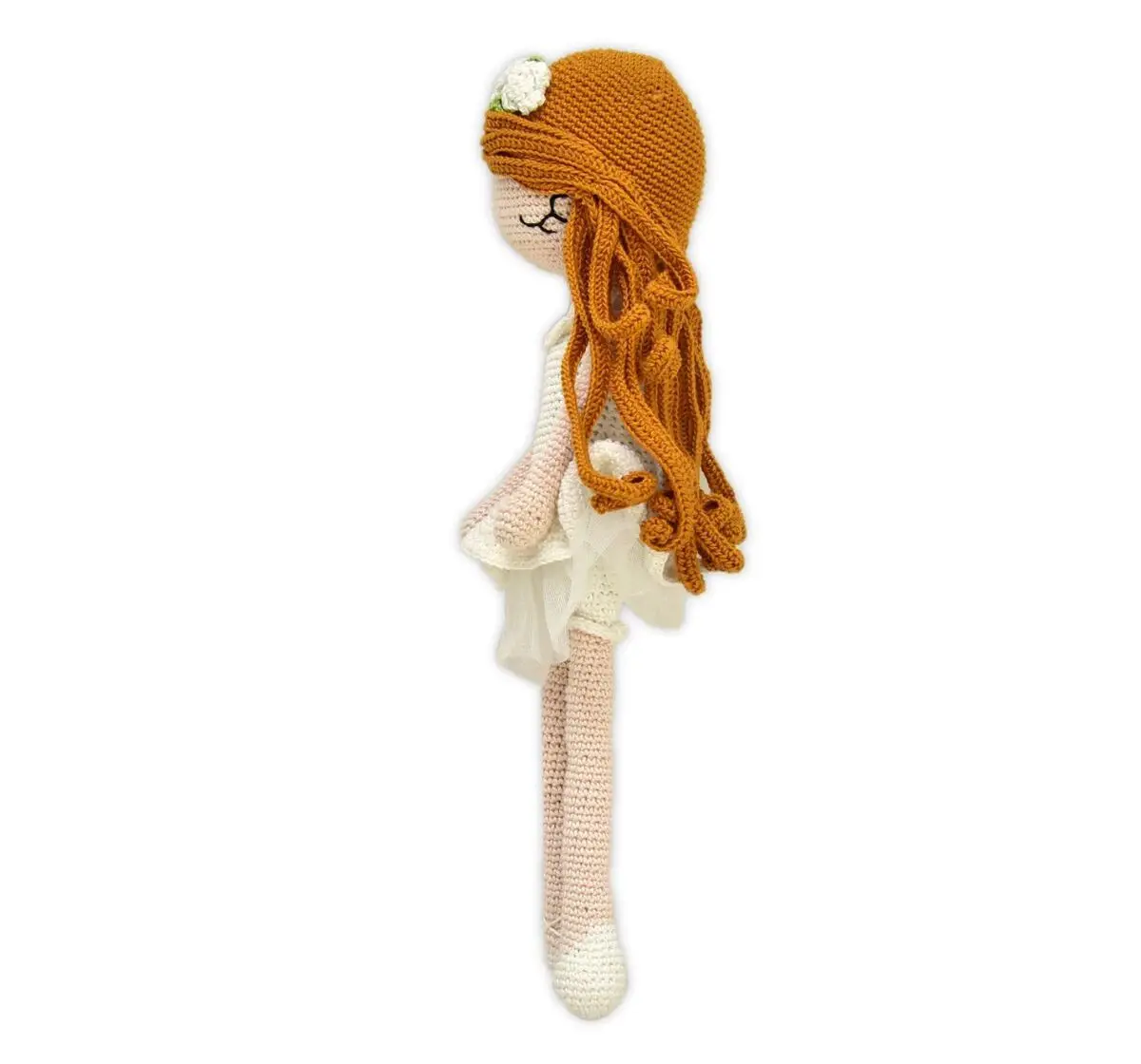Happy Threads Emily, Handmade Crochet Stuffed Doll, 9M+