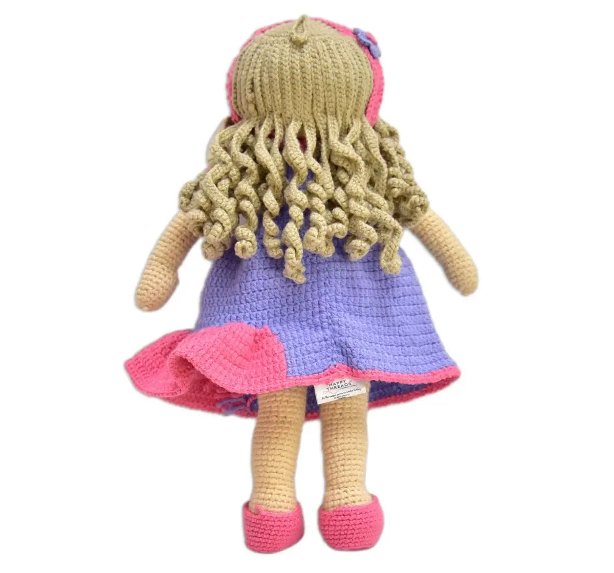 Happy Threads Katherine Handmade Crochet Stuffed Doll, 9M+