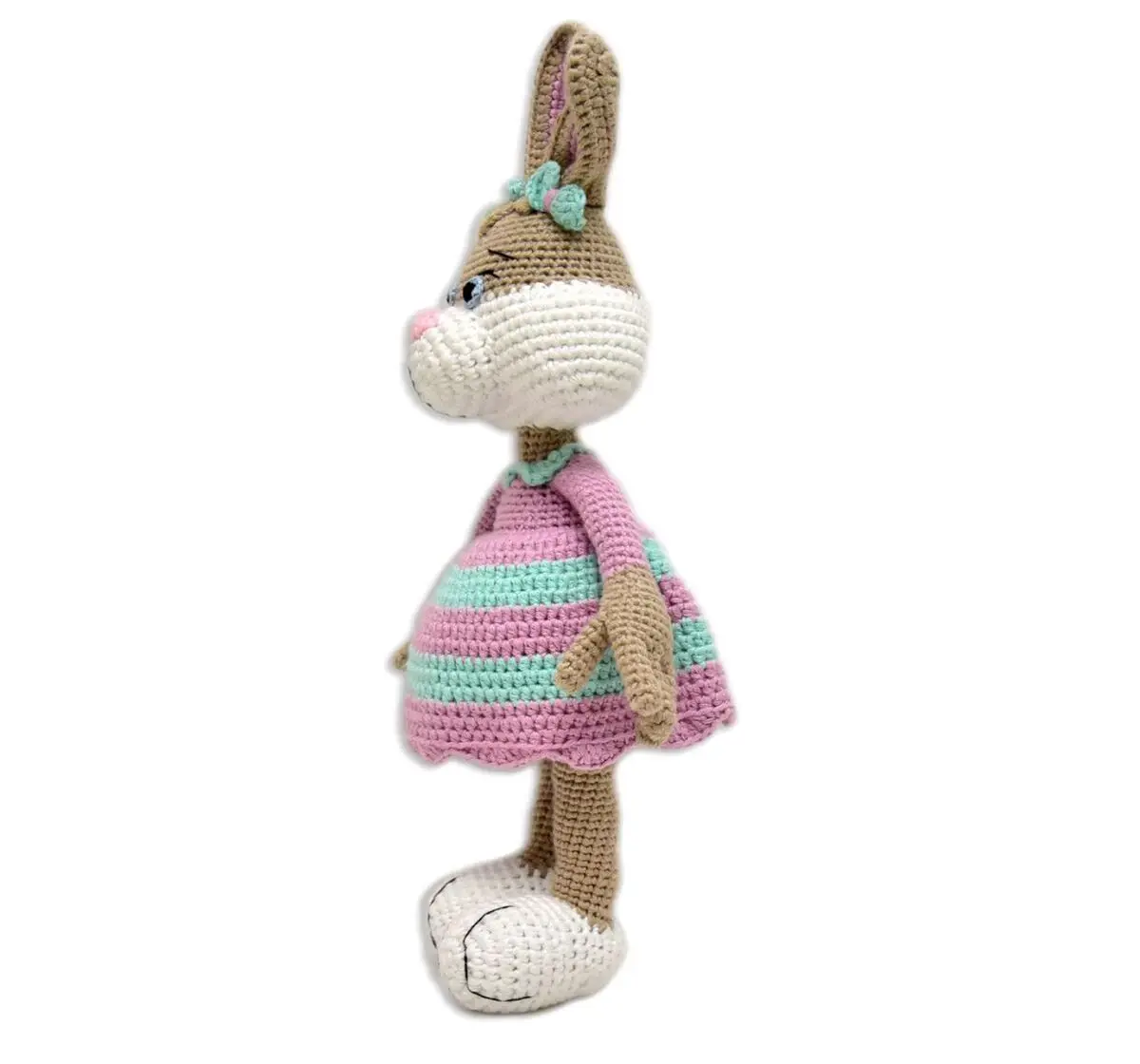 Happy Threads Jill, Handmade Crochet Soft Toys for Kids, 9M+