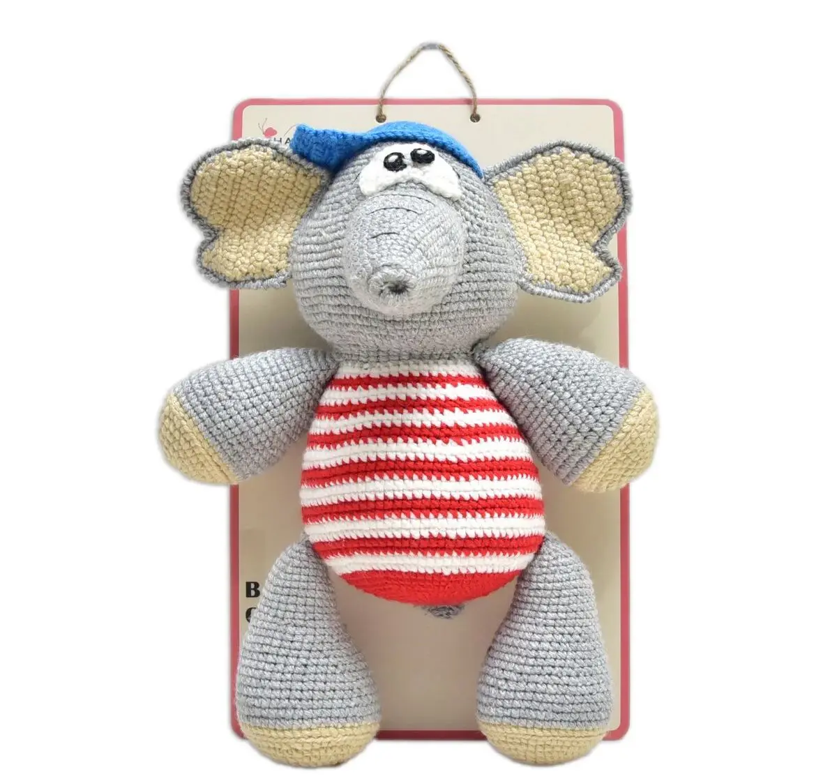 Happy Threads Bobo, Handmade Crochet Soft Toys for Kids, 9M+