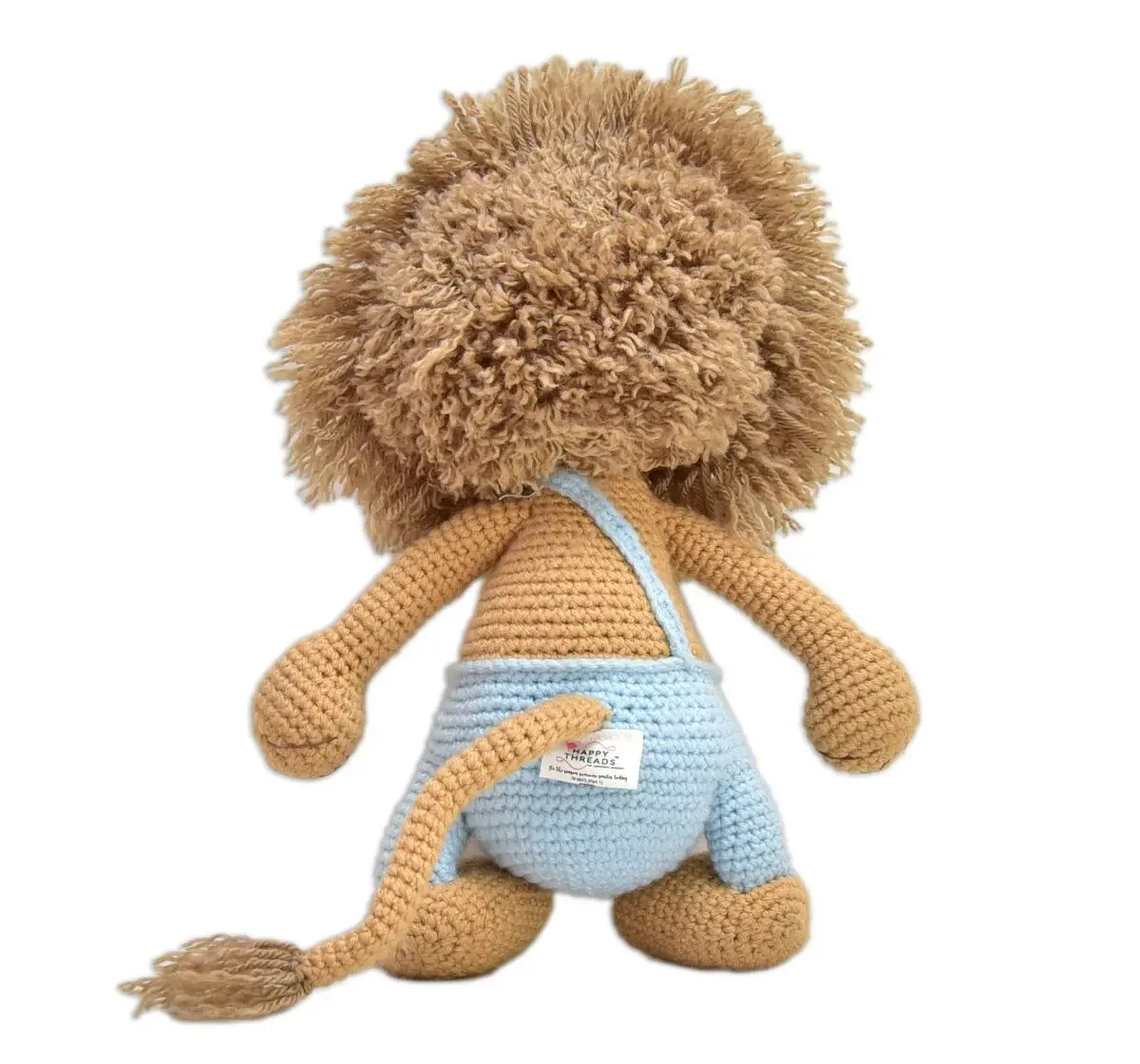 Happy Threads Jake, Handmade Crochet Soft Toys, 9M+