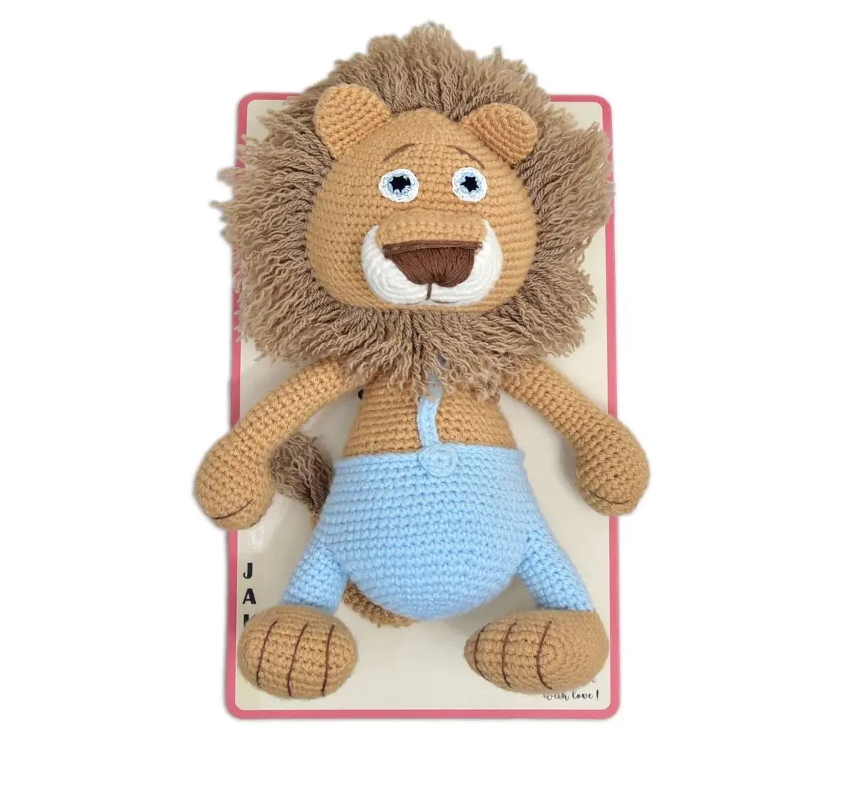 Happy Threads Jake, Handmade Crochet Soft Toys, 9M+