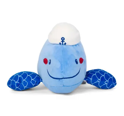 Fuzzbuzz Sailor Whale Soft Toy, 30cm, Blue, 18M+
