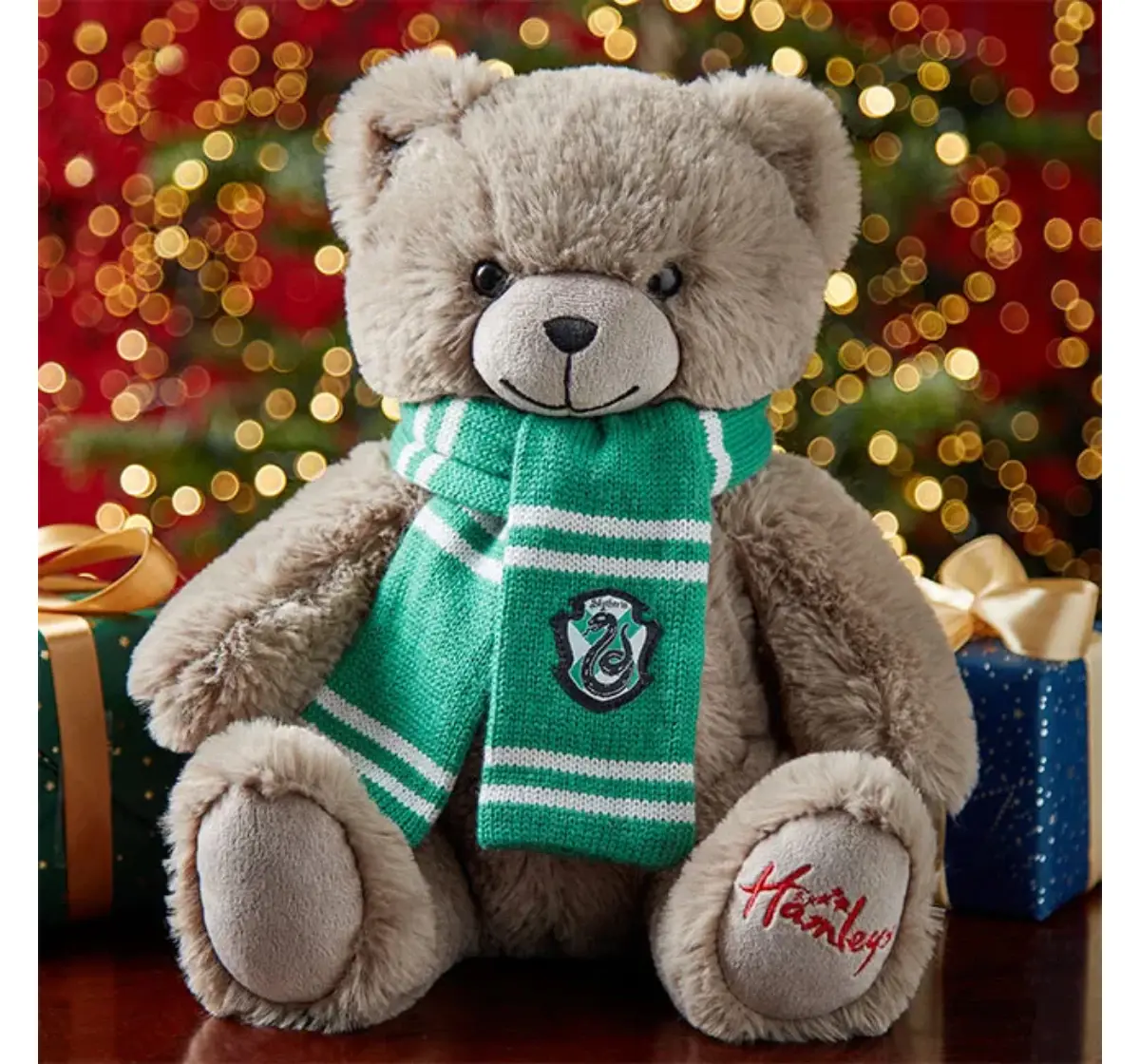 Hamleys Harry Potter Slytherin Bear Soft Toy for Kids, 3Y+, Grey