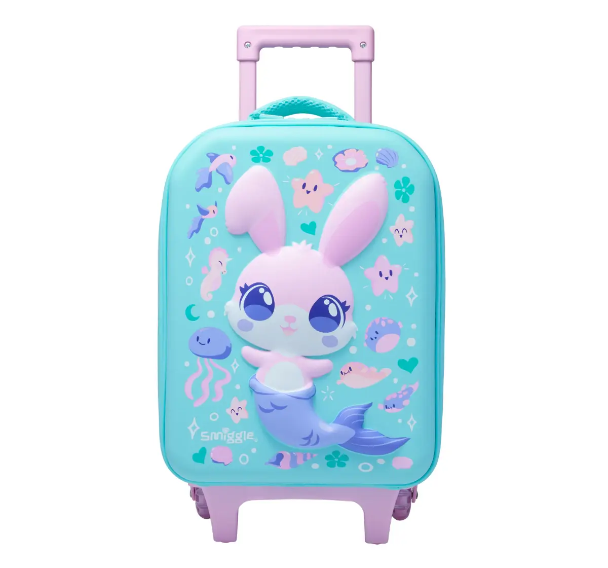 Smiggle Luggage Trolley 28.5 cm Curious, 3Y+, Mint