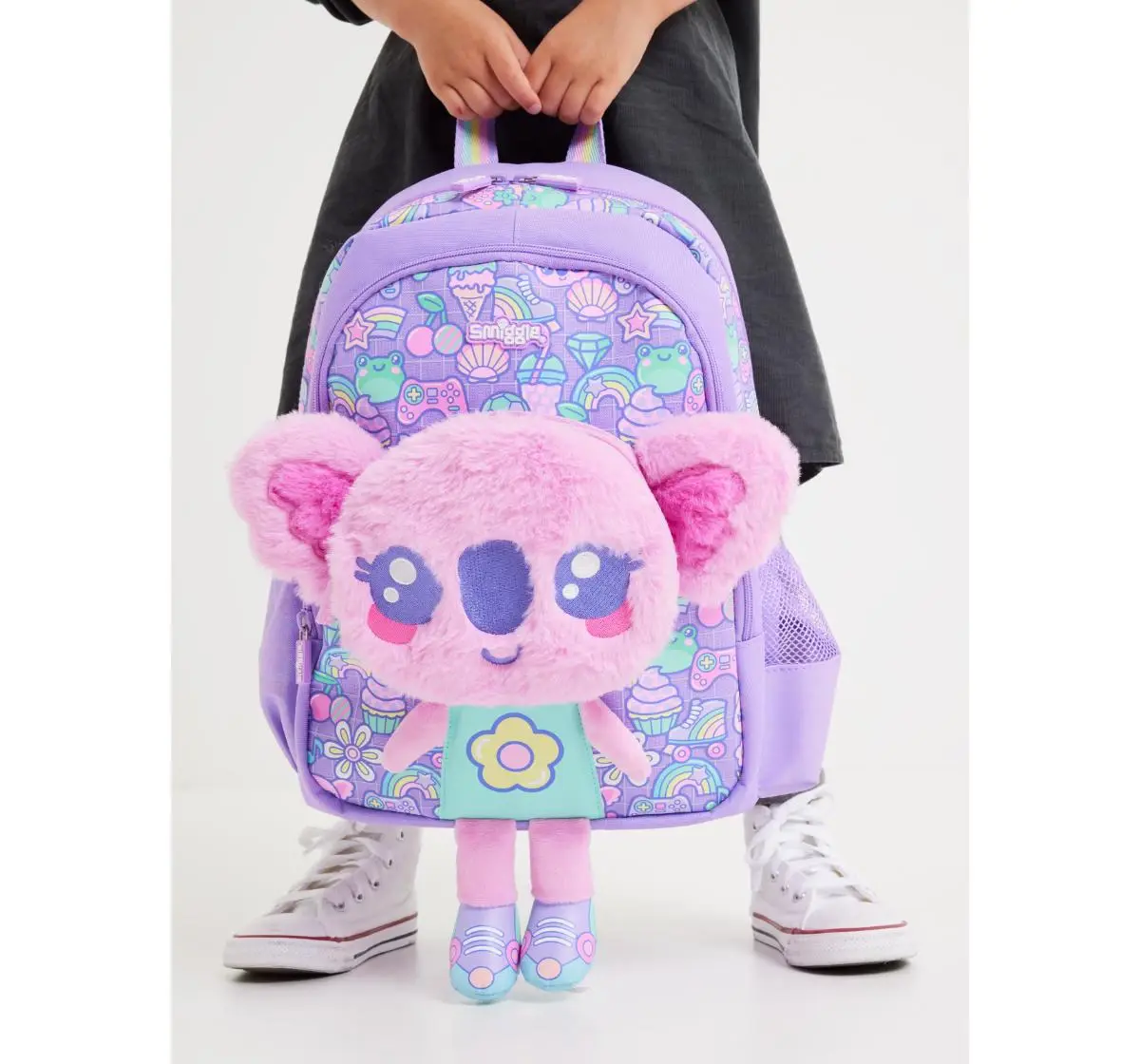 Smiggle Curious Collection Mint 15 inches Backpack Lilac 3Y+, 38Cm