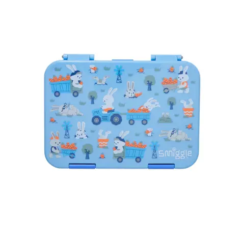 Smiggle Out & About Collection Lunch Box 3Y+, Blue, 21Cm
