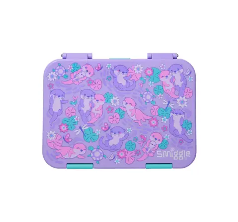 Smiggle Out & About Collection Lunch Box 3Y+, Lilac, 21Cm