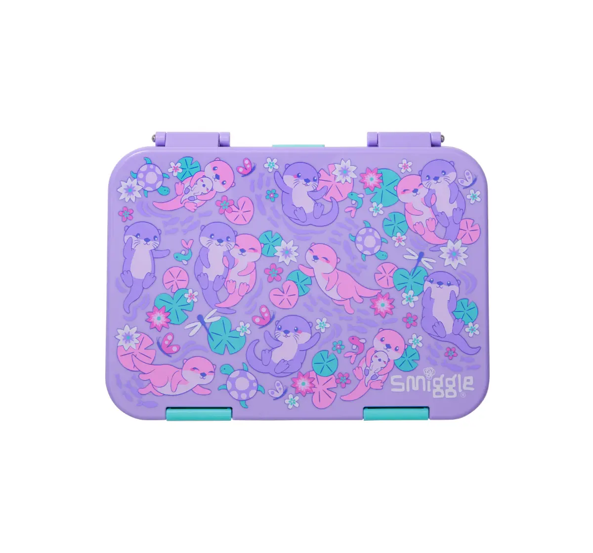 Smiggle Out & About Collection Lunch Box 3Y+, Lilac, 21Cm