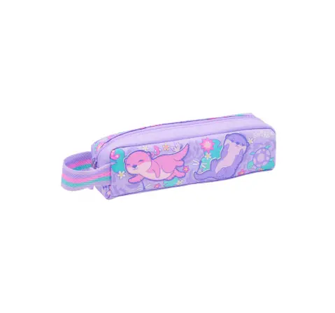 Smiggle Out & About Collection Pencil Case 3Y+, Lilac, 6Cm