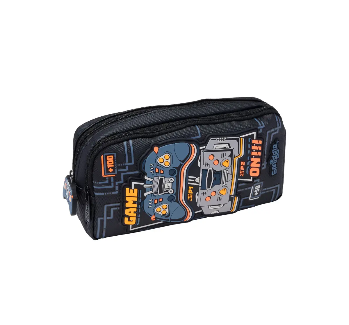 Smiggle Super Charge Collection Pencil Case 3Y+,Black