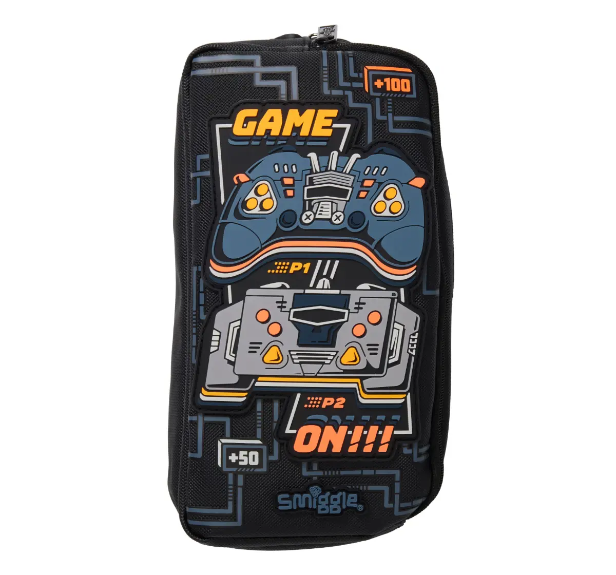 Smiggle Super Charge Collection Pencil Case 3Y+,Black