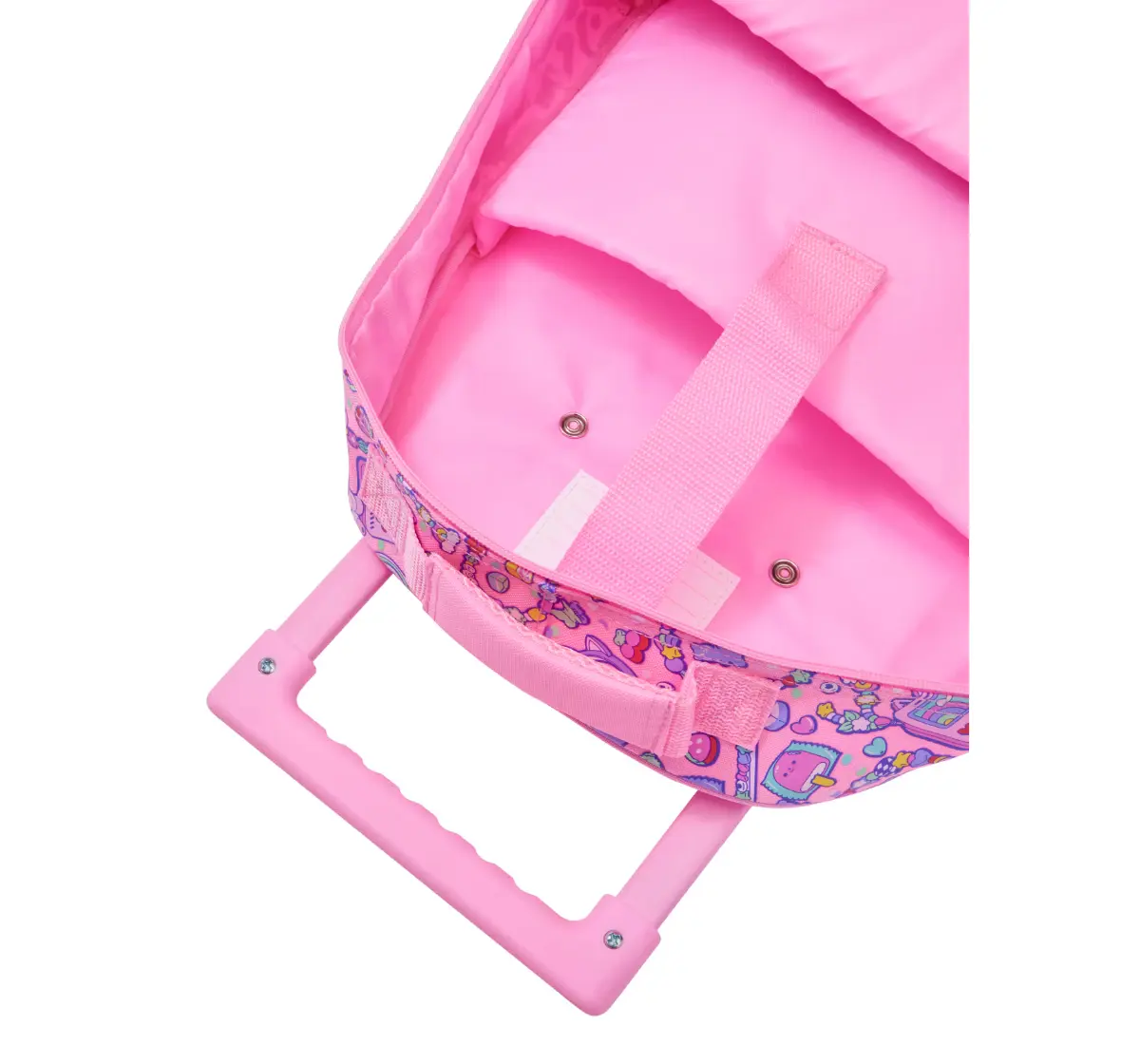 Smiggle Super Charge Collection 18 inches Trolley Backpack, Pink, 3Y+