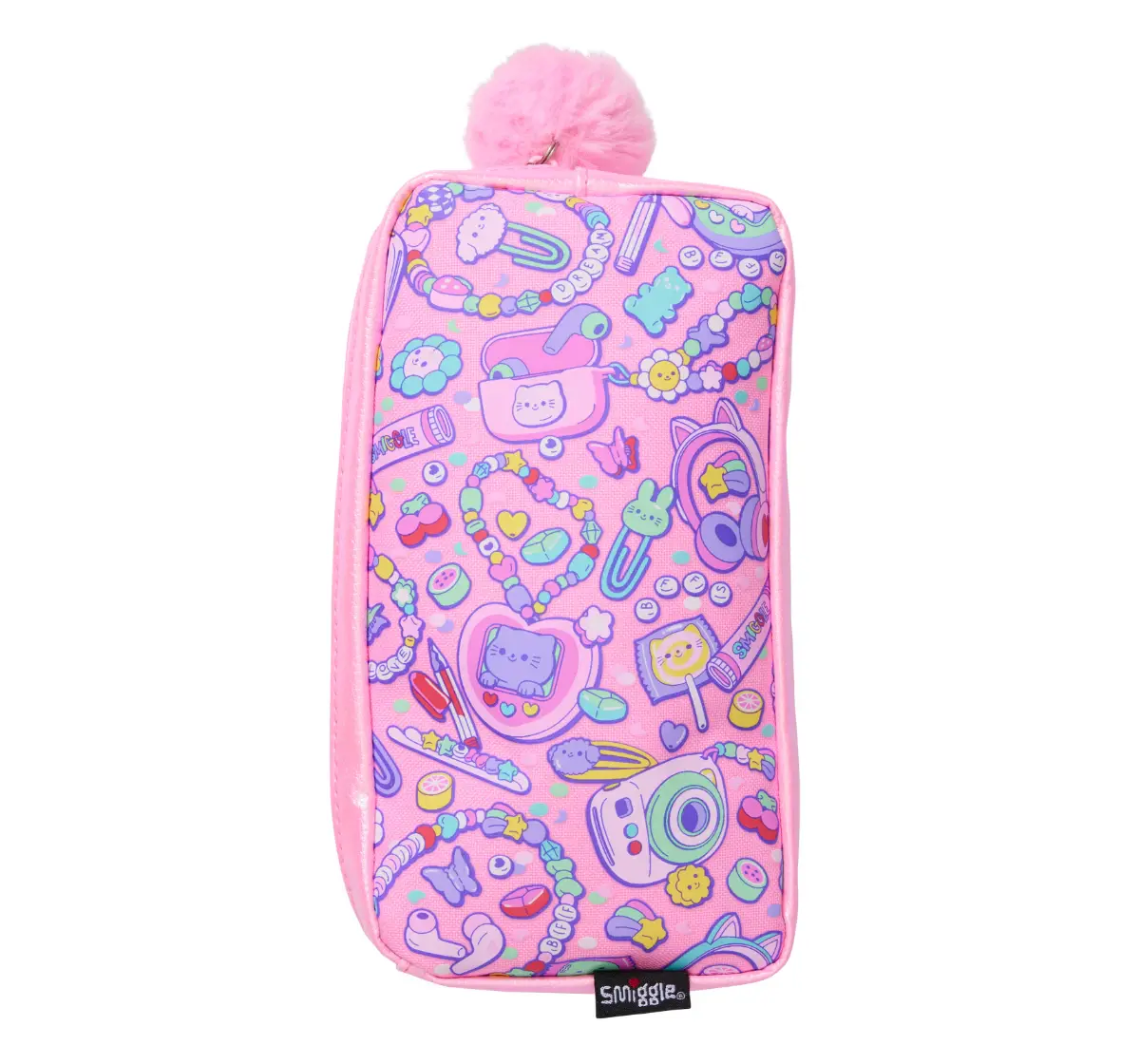 Smiggle Super Charge Collection Pencil Case 3Y+, Pink