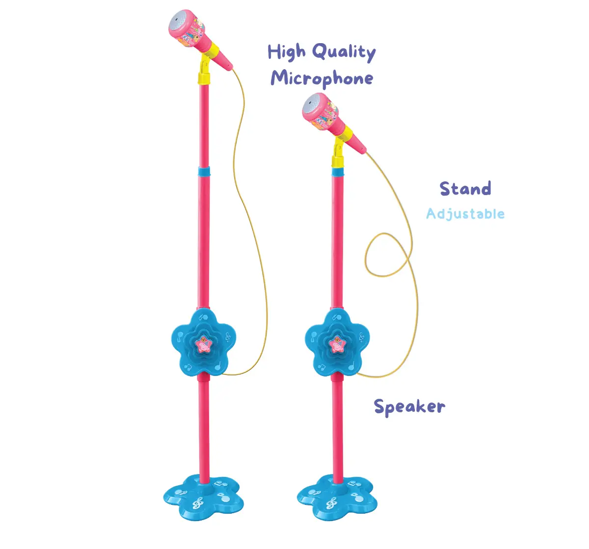 Kriiddaank Peppa Microphone, Musical Toy, Musical Instrument, 3Y+