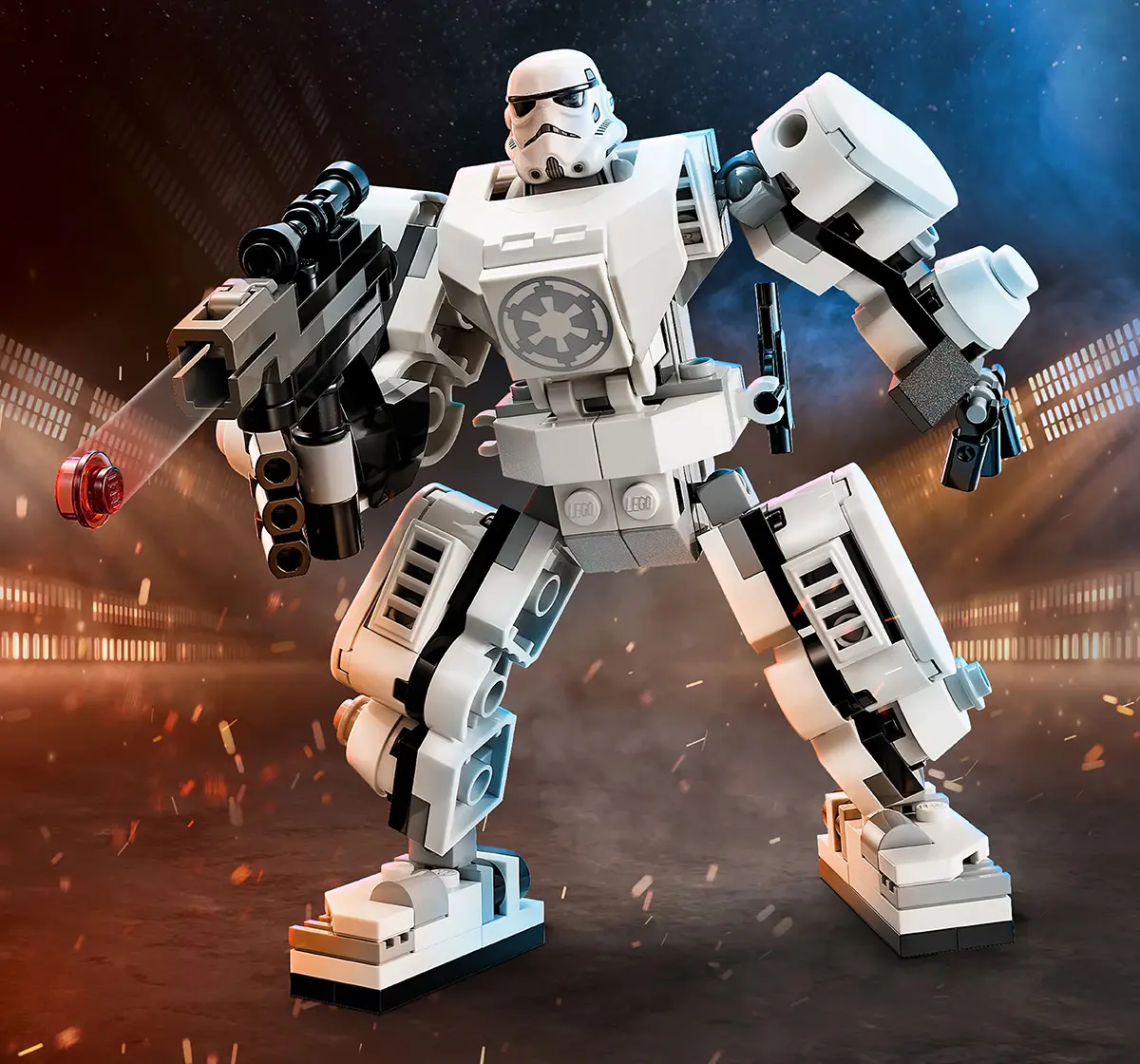 LEGO Star Wars Stormtrooper Mech 75370 Building Toy Set (138 Pieces), 6Y+