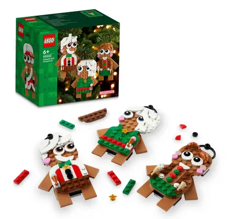 LEGO Gingerbread Ornaments Christmas Decor 40642 (190 Pieces), 6Y+
