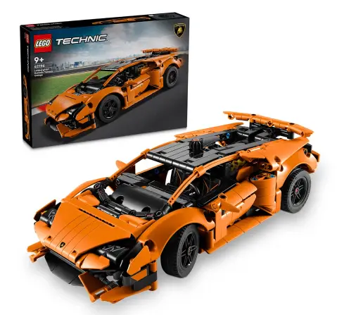 LEGO Technic Lamborghini Huracán Tecnica Orange Set 42196 (806 Pieces), 9Y+