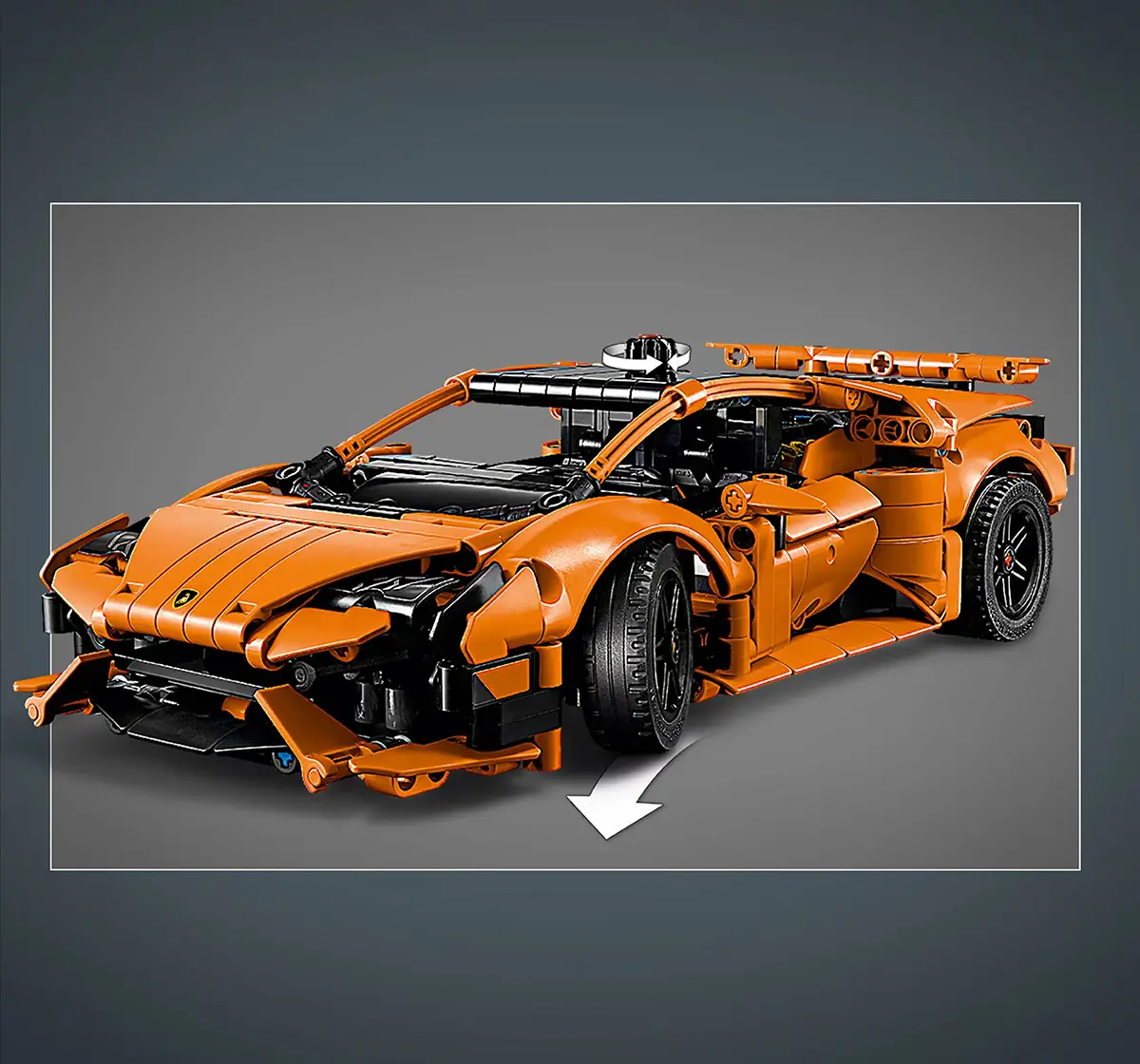 LEGO Technic Lamborghini Huracán Tecnica Orange Set 42196 (806 Pieces), 9Y+