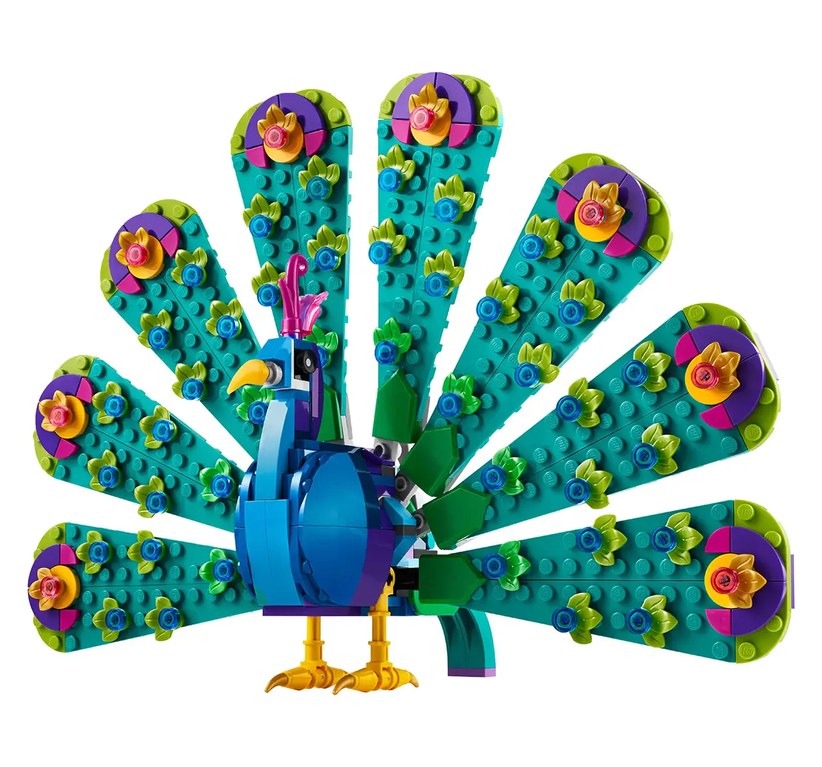 LEGO Creator Exotic Peacock 3in1 Toy Set 31157 (355 Pieces), 7Y+