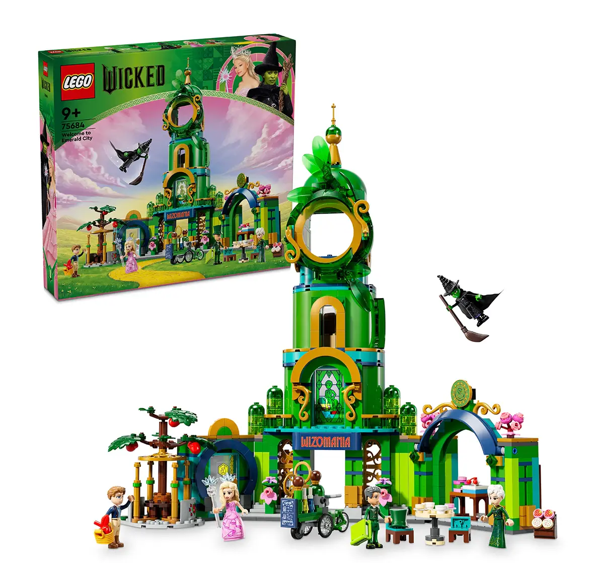 LEGO Wicked Welcome to Emerald City Collectible Toy 75684 (945 Pieces), 9Y+