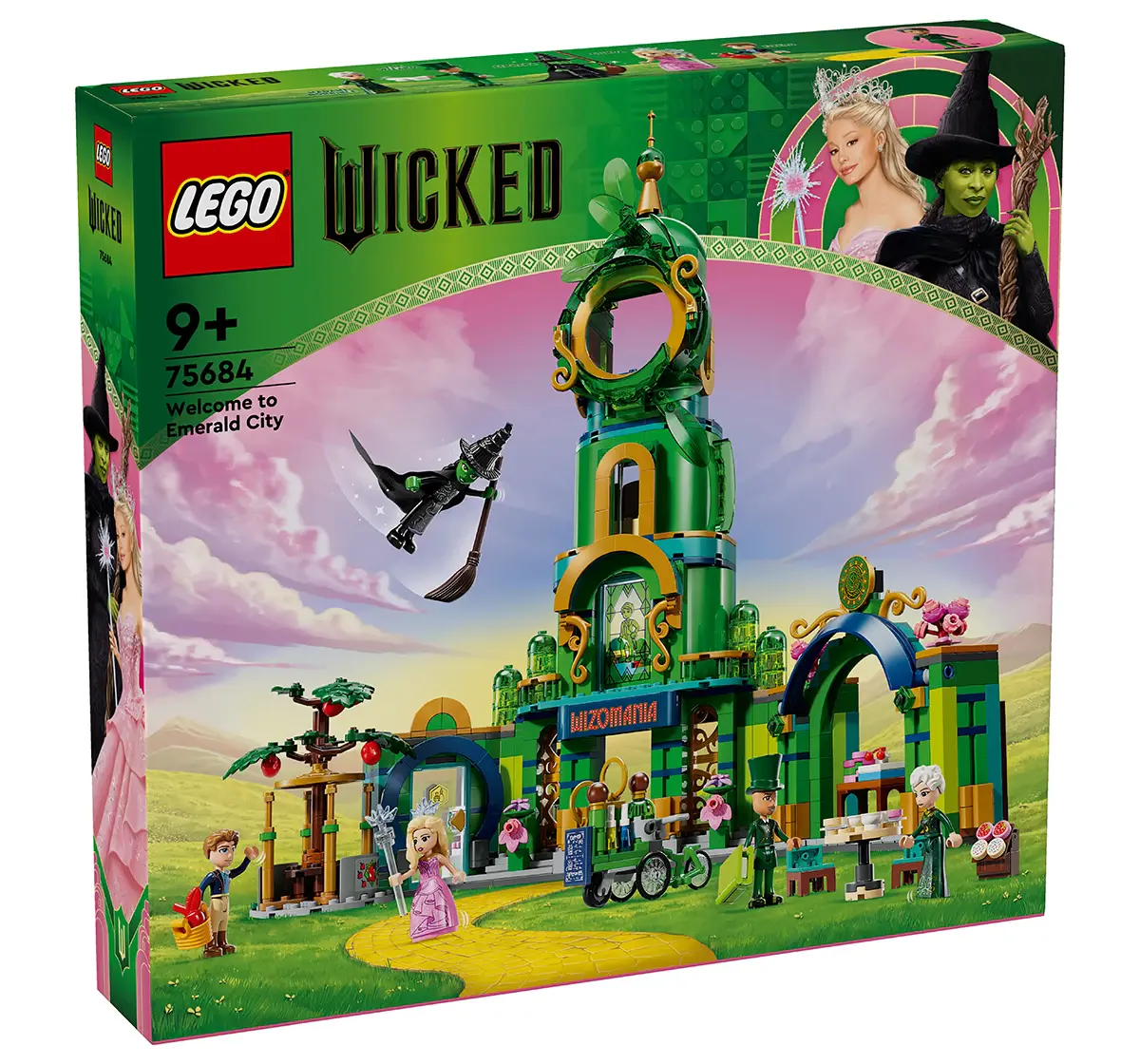 LEGO Wicked Welcome to Emerald City Collectible Toy 75684 (945 Pieces), 9Y+