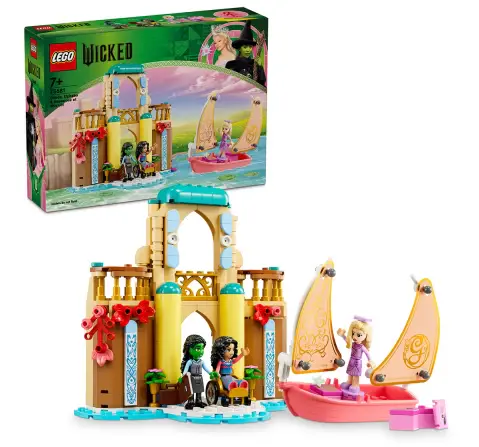 LEGO Wicked Glinda, Elphaba & Nessarose at Shiz University Building Set 75681 (304 Pieces), 7Y+