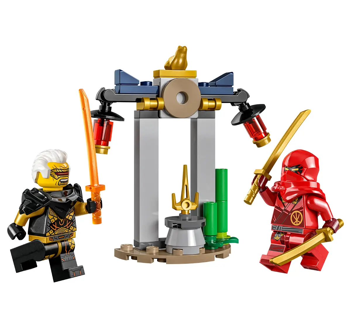 LEGO NINJAGO Kai and Rapton's Temple Battle (47 Pieces), 6Y+