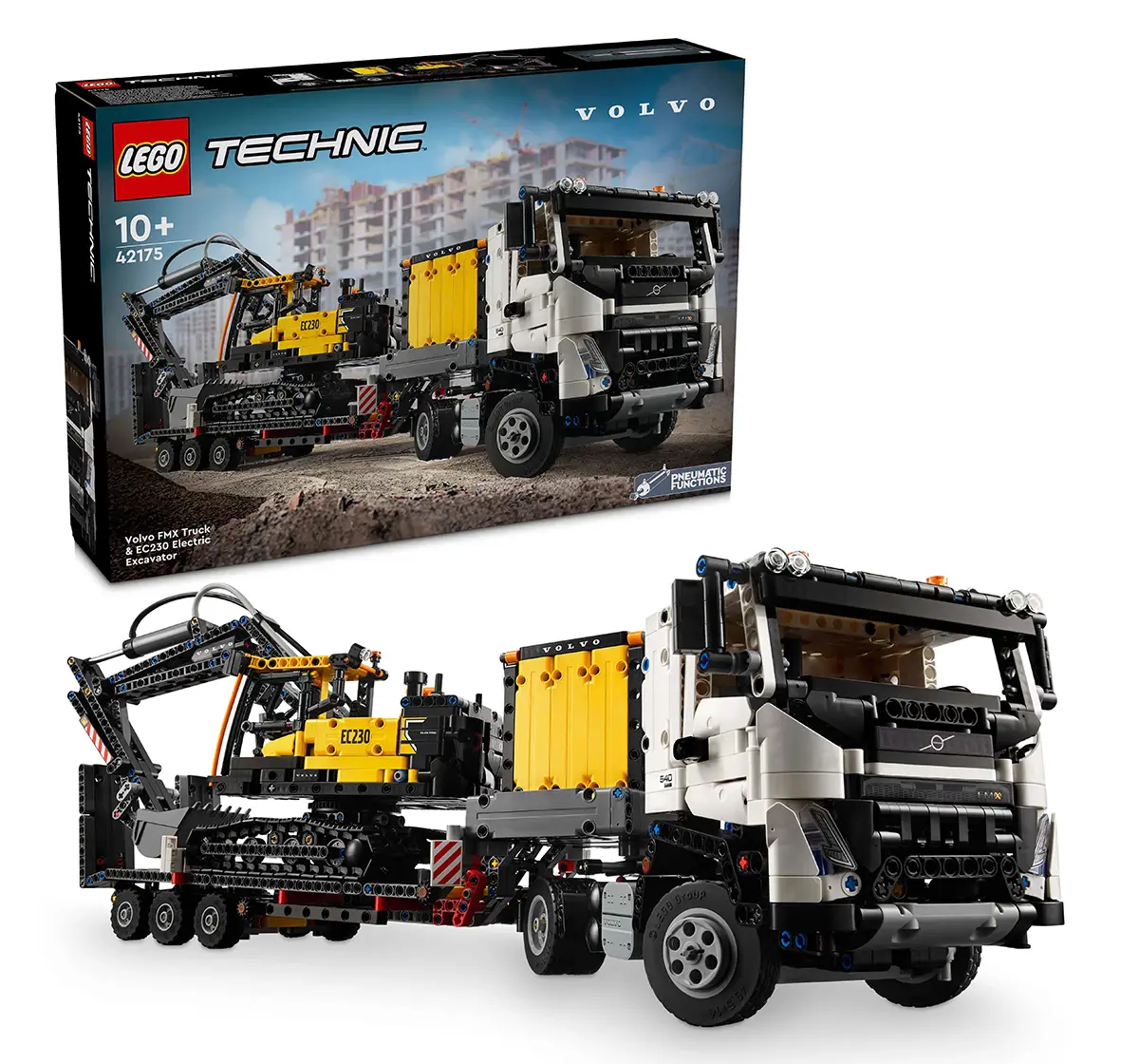 LEGO Technic Volvo FMX Truck & EC230 Electric Excavator 42175 (2274 Pieces), 10Y+