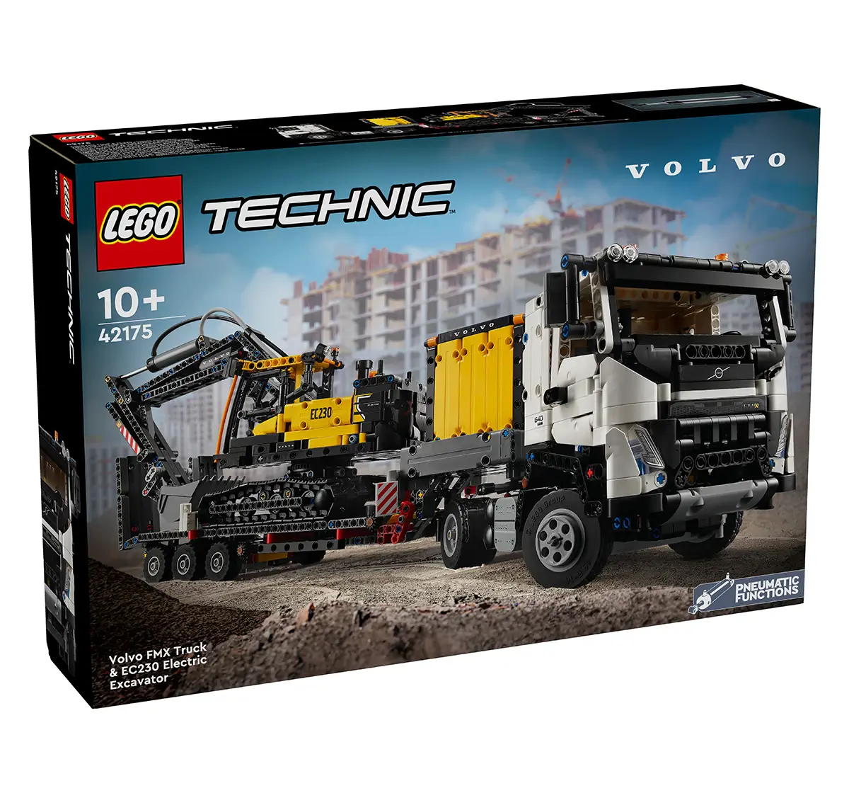 LEGO Technic Volvo FMX Truck & EC230 Electric Excavator 42175 (2274 Pieces), 10Y+