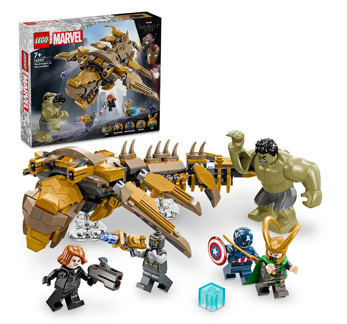 LEGO Marvel The Avengers vs. The Leviathan Playset 76290 (347 Pieces), 7Y+