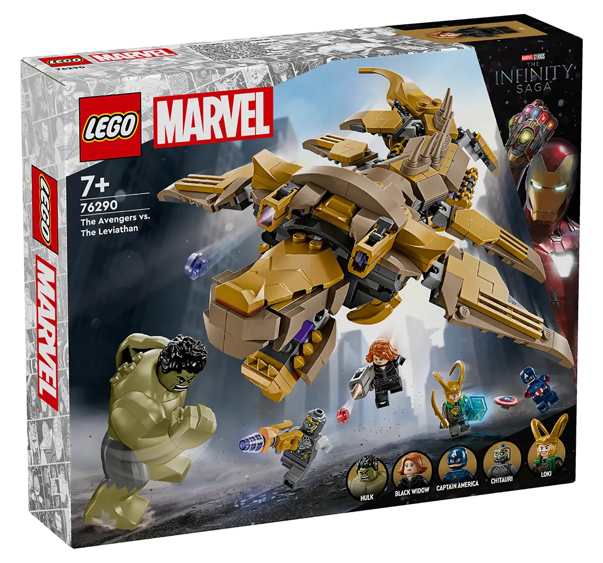 LEGO Marvel The Avengers vs. The Leviathan Playset 76290 (347 Pieces), 7Y+