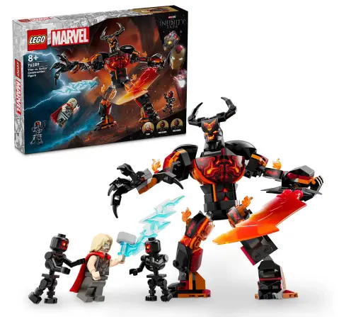 LEGO Marvel Thor vs. Surtur Construction Figure Toy 76289 (245 Pieces), 8Y+