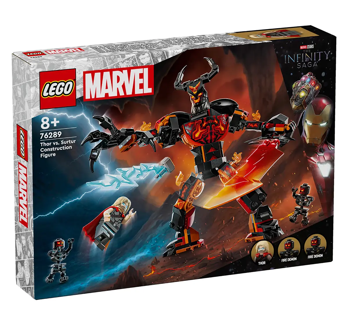 LEGO Marvel Thor vs. Surtur Construction Figure Toy 76289 (245 Pieces), 8Y+