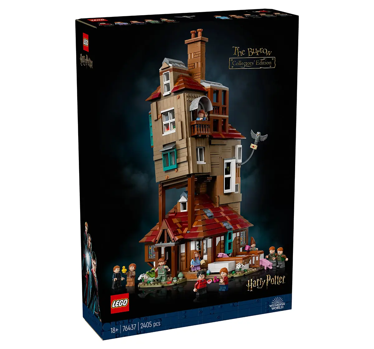 LEGO Harry Potter The Burrow – Collectors’ Edition 76437 (2405 Pieces), 18Y+