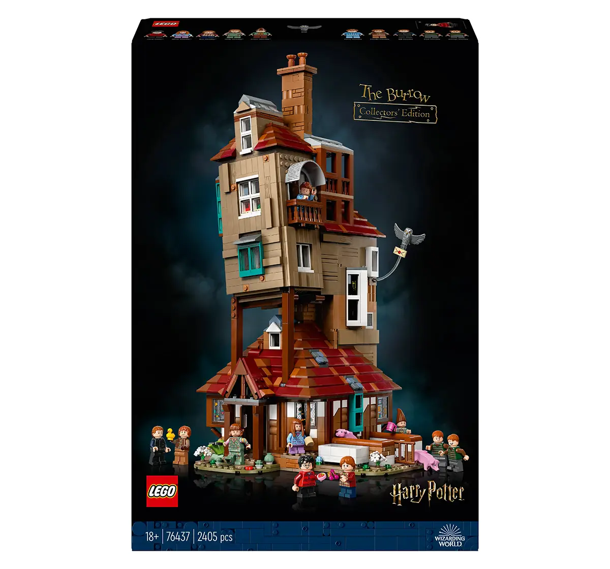 LEGO Harry Potter The Burrow – Collectors’ Edition 76437 (2405 Pieces), 18Y+