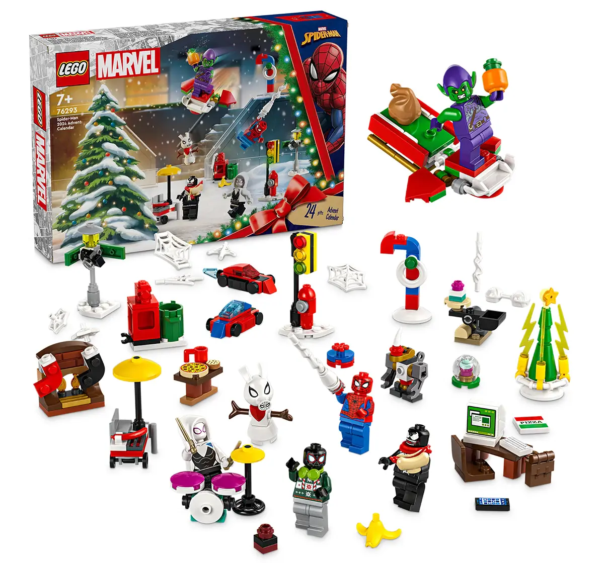 LEGO Marvel Spider-Man 2024 Advent Calendar 76293 (246 Pieces), 7Y+