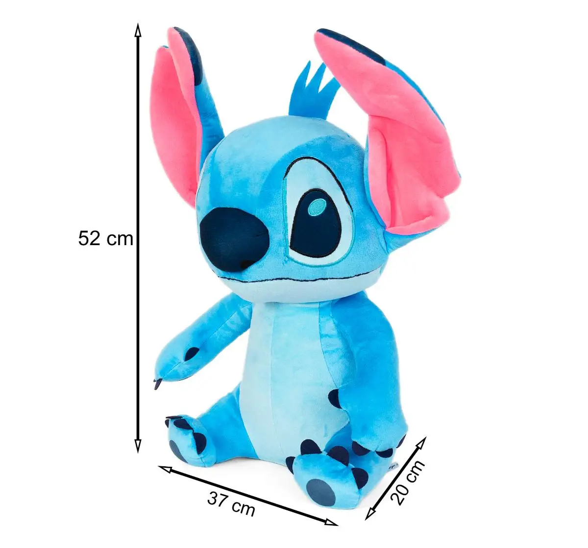 Disney Stitch 12 Inches Soft Toy Plush Inspired by Lilo & Stitch Movie, 3Y+, Blue