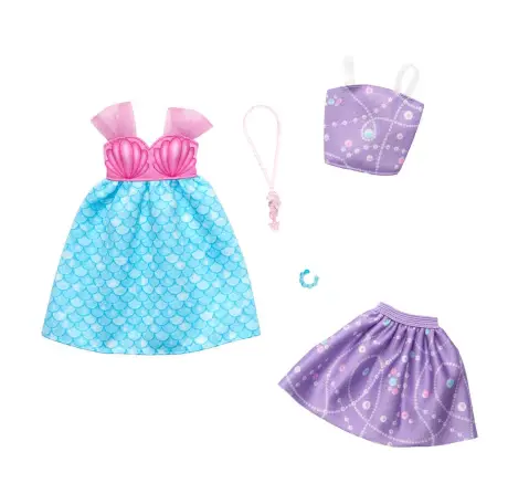 Barbie Fashion 2 Pack Assorted Outfit, 3Y+