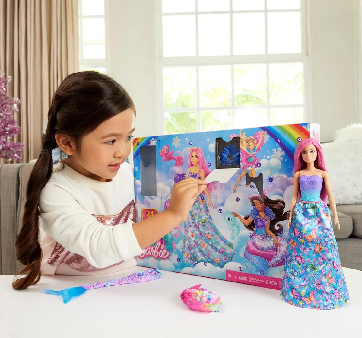 Barbie Fantasy Advent Calendar, Multicolour, 3Y+