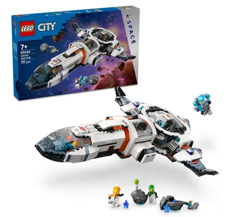 LEGO City Modular Galactic Spaceship, Outer Space Toy for Kids 60446 Building Blocks Toys for 7Y+