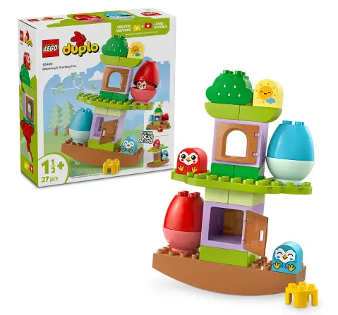 LEGO Duplo My First Balancing & Stacking Tree Educational Toy 10440 Building Blocks Toys for 