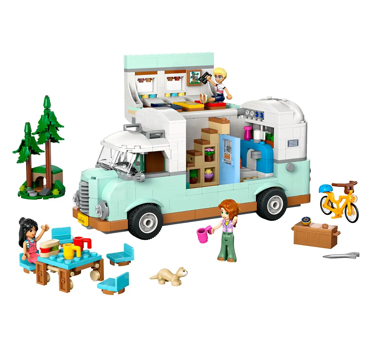 LEGO Friends Friendship Camper Van Adventure Role-Play Building Set 42663 Building Blocks Toys for 7Y+