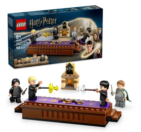 LEGO Harry Potter Hogwarts Castle: Dueling Club, Wizard Toy for Kids 76441 Building Blocks Toys for 8Y+