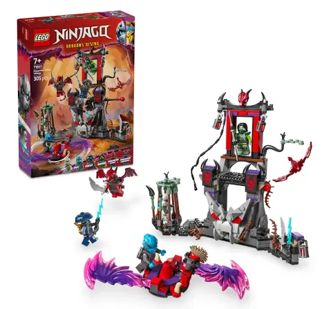 LEGO Ninjago Dragonian Storm Village Battle Arena Toy Playset 71841 Building Blocks Toys for 7Y+