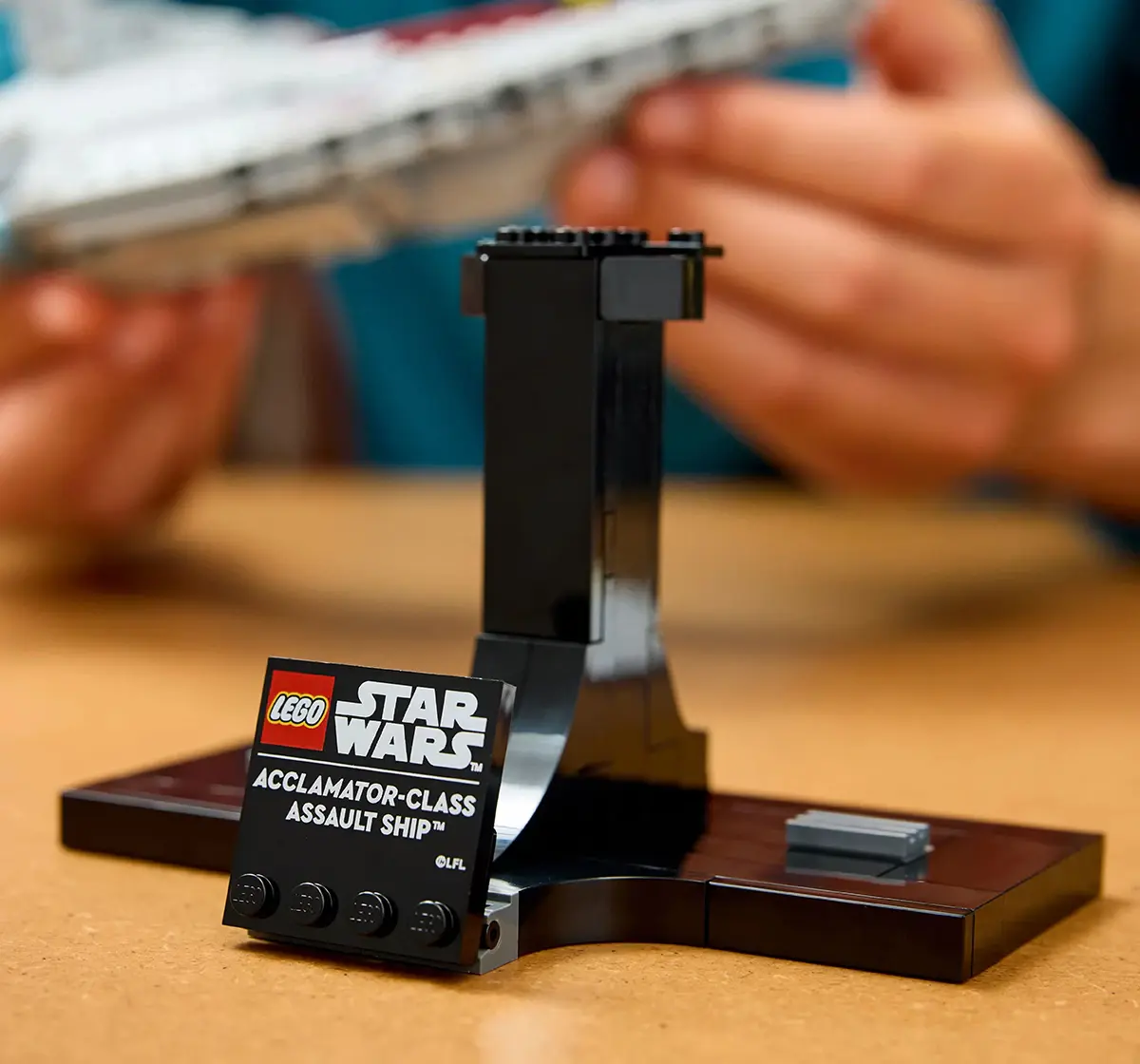 LEGO Star Wars Acclamator-Class Assault Ship, Buildable Starship Model 75404 Building Blocks for 18Y+